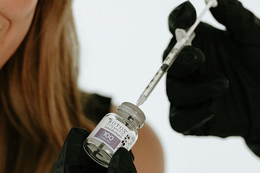 Syringe with Botox Cosmetic Injectables