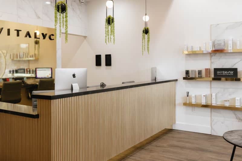 Vitalyc Medspa Reception Area